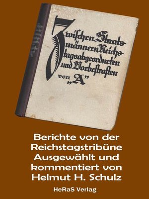 cover image of Berichte von der Reichstagstribüne